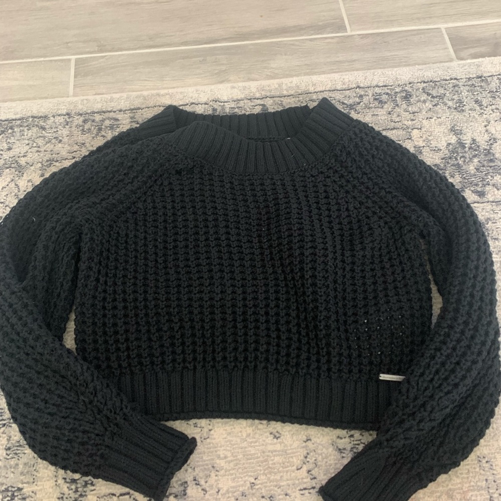 Abercrombie Fitch Black Medium Sweater